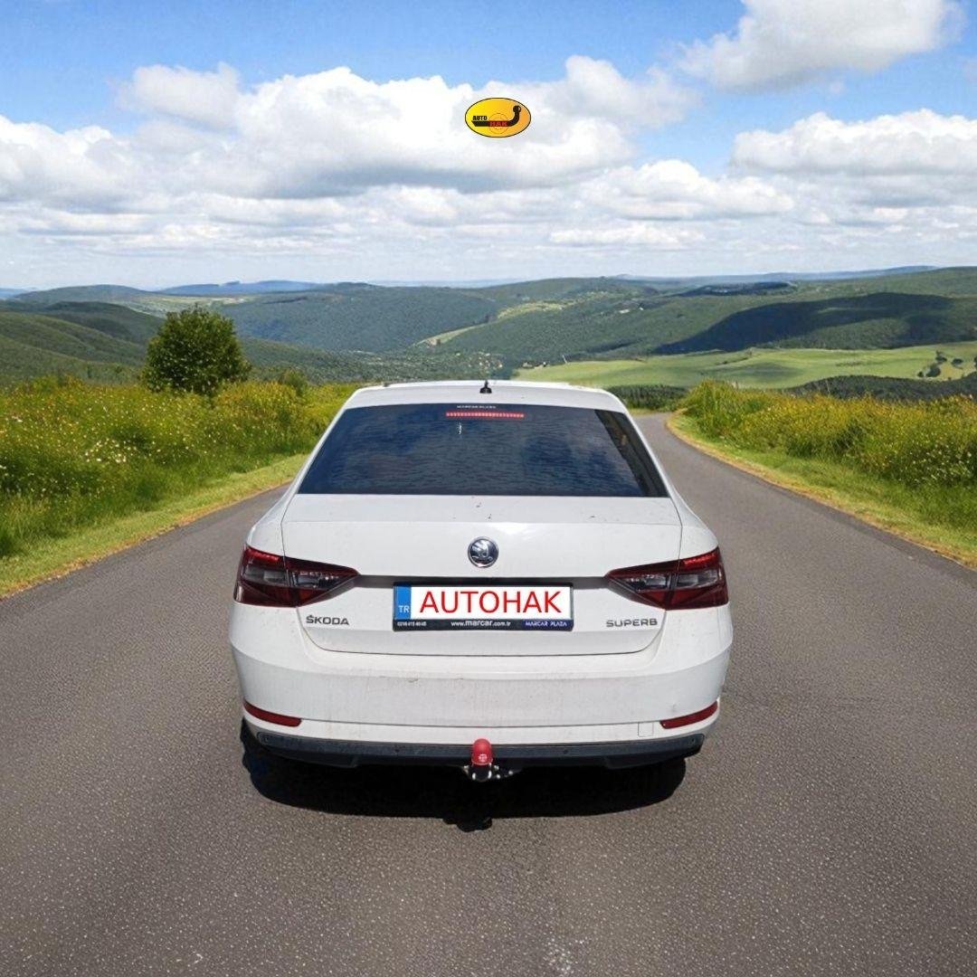 Skoda Superb Çeki Demiri , Yatay Sökülebilir Mandallı Model (2014 -  )