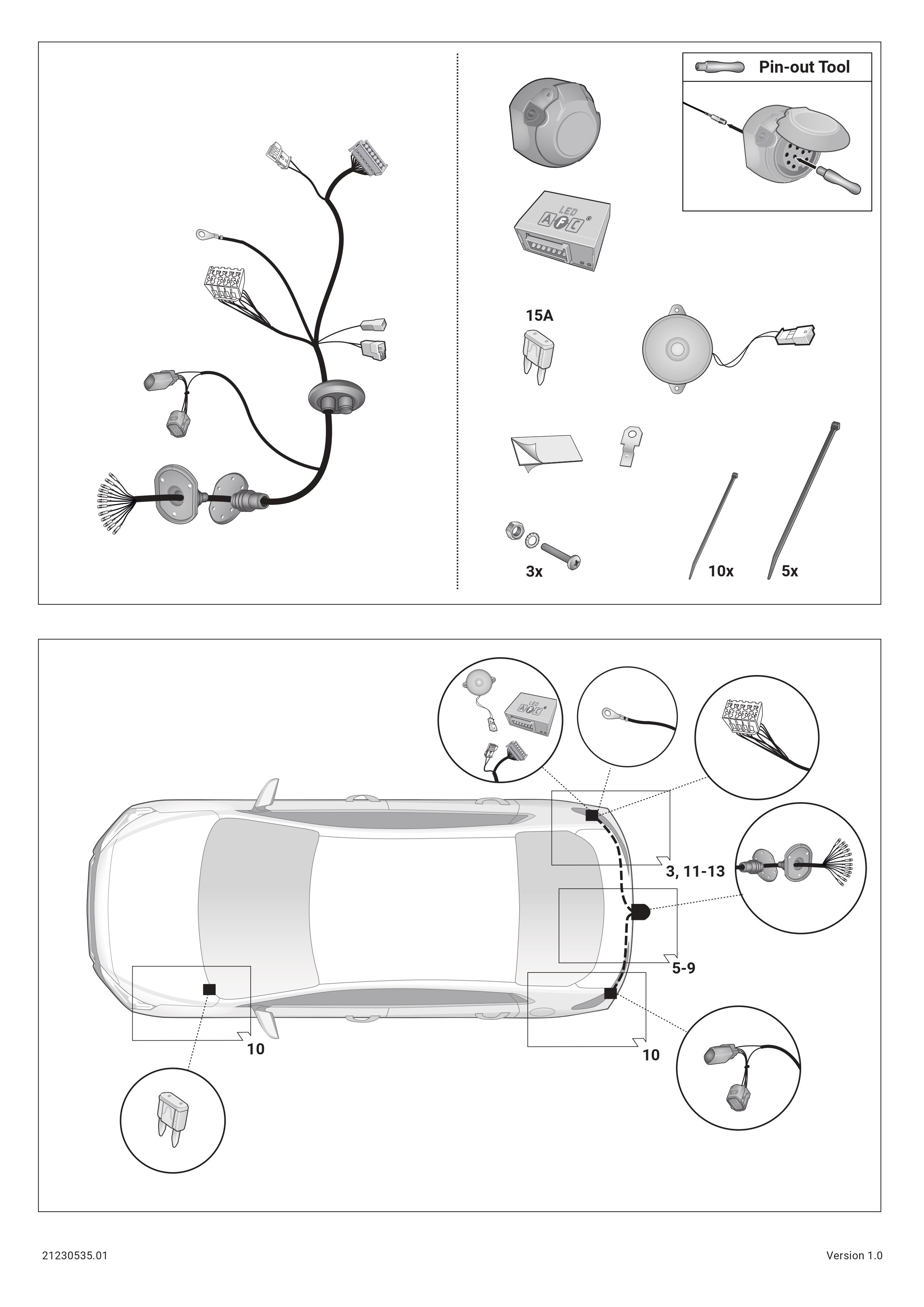 Subaru Outback 04/ 2021 -)  ARACA ÖZEL ORJİNAL ELEKTRİK MODÜLÜ 
