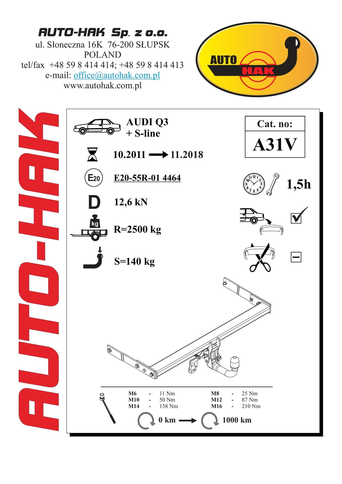 Audi A4 Çeki Demiri 