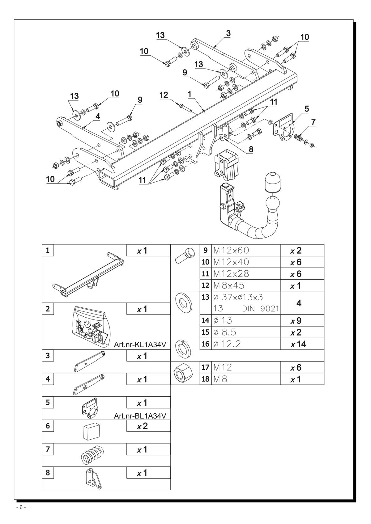 Audi A4 Çeki Demiri 