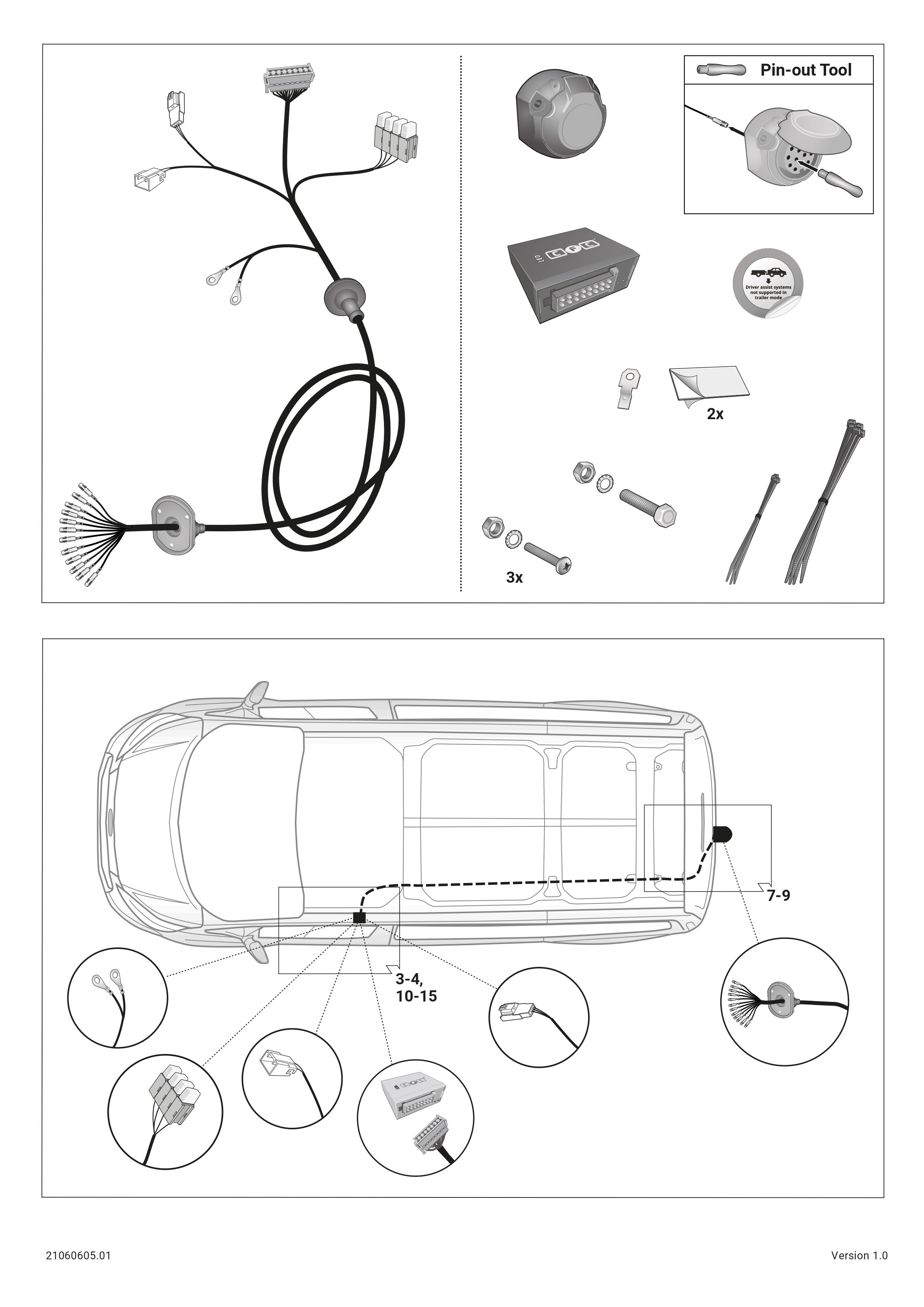  Ford Transit VII V363 06/24 -)  ARACA ÖZEL ORJİNAL ELEKTRİK MODÜLÜ 
