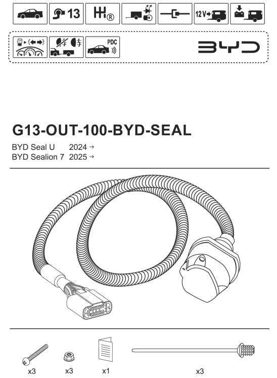BYD SEAL 12/23 -)  ARACA ÖZEL ORJİNAL ELEKTRİK MODÜLÜ