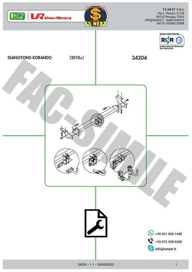 SSANGYONG KORANDO ÇEKİ DEMİRİ 2010+
