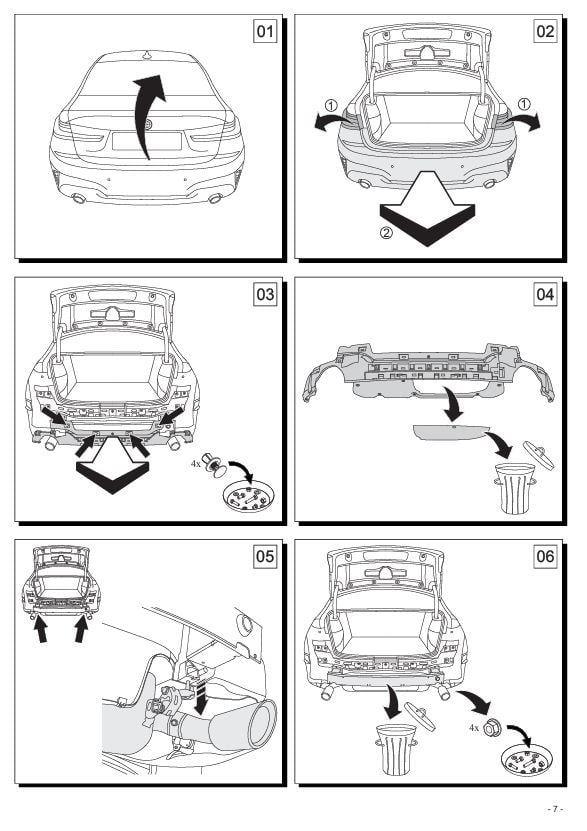 Bmw 3 Serisi 4D (G20) Çeki Demiri , Kuğu Boynu - Sabit (2018 -  )