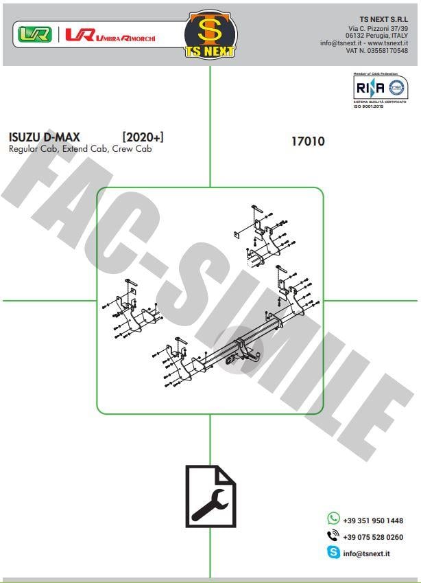 ISUZI D-MAX ÇEKİ DEMİRİ  (01.2020) 