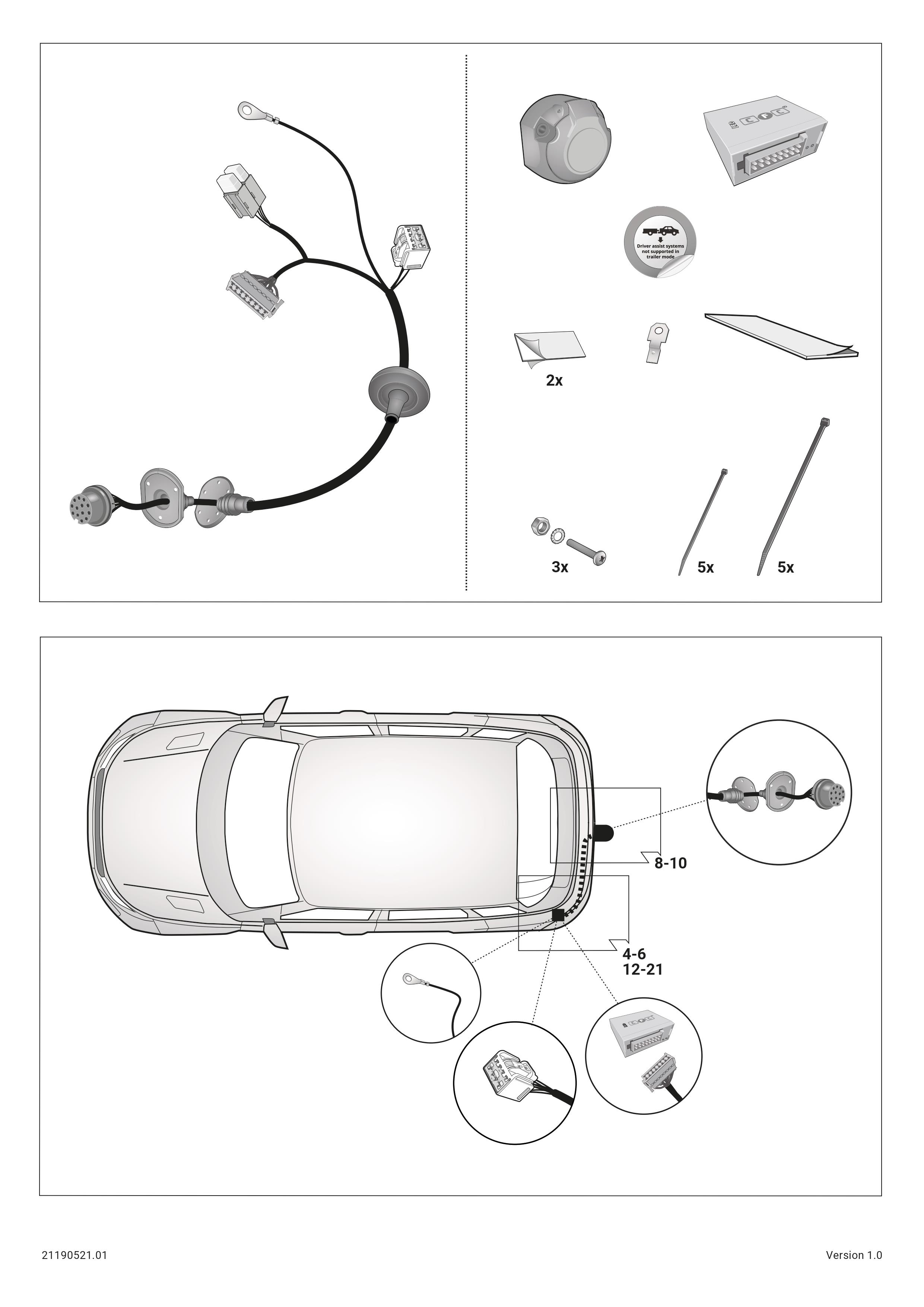 Land Rover Discovery Sport (L550)  08/19 - 12/20 ARACA ÖZEL ORJİNAL ELEKTRİK MODÜLÜ 