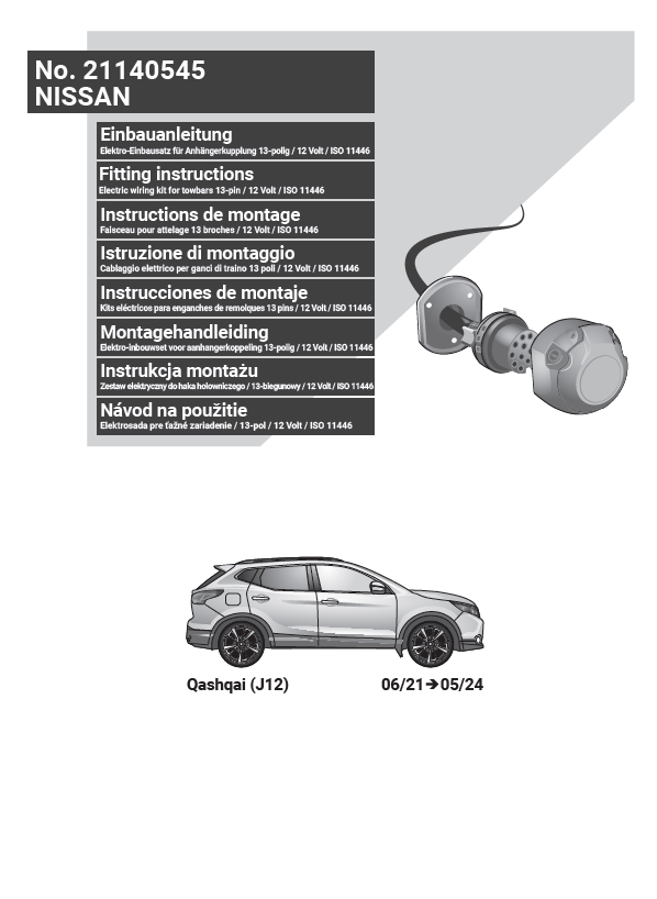 NISSAN Qashqai (J12) 06/21-05/24 ARACA ÖZEL ORJİNAL ELEKTRİK MODÜLÜ