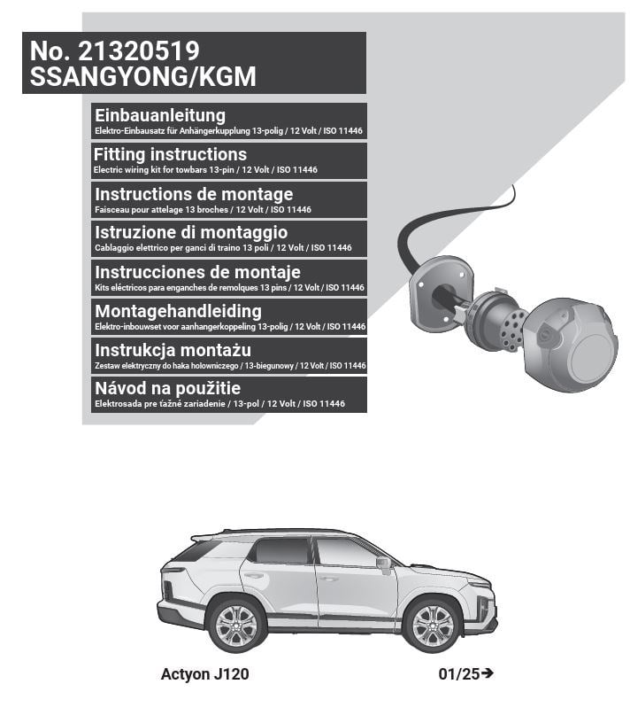 SSANGYONG Tivoli  09/19 -) ARACA ÖZEL ORJİNAL ELEKTRİK MODÜLÜ