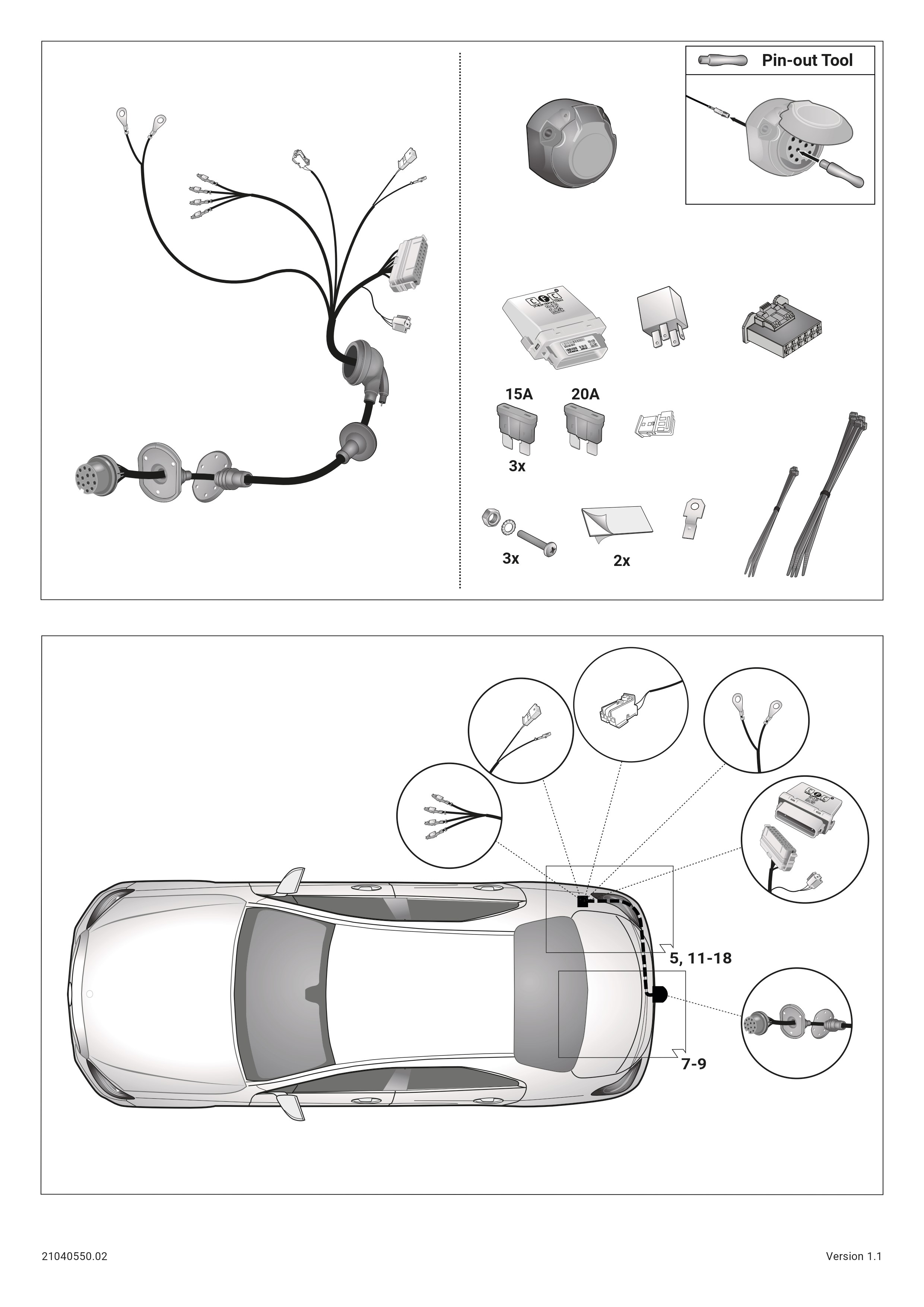 Mercedes-Benz C-Class W206  06.2021 -) ARACA ÖZEL ORJİNAL ELEKTRİK MODÜLÜ 
