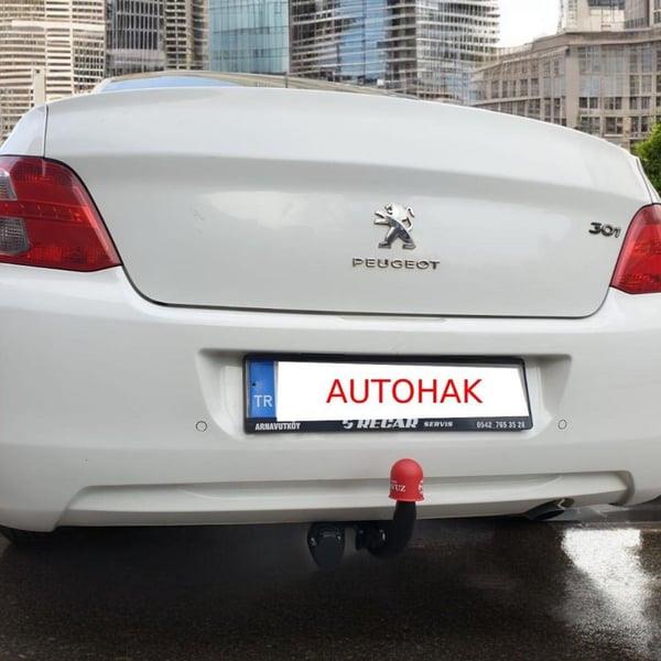 Citroen C - Elysse 4D / Peugeot 301 4D Yatay Sabit Çeki Demiri 2012+