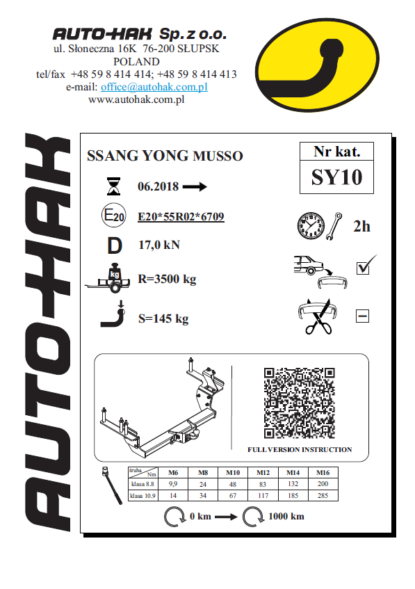 SANGYOUNG MUSSO STANDART ÇEKİ DEMİRİ HAZİRAN 2018 VE SONRASI