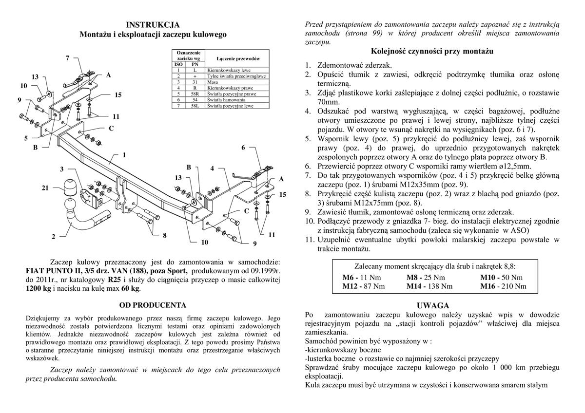 Fiat Punto Çeki Demiri 
