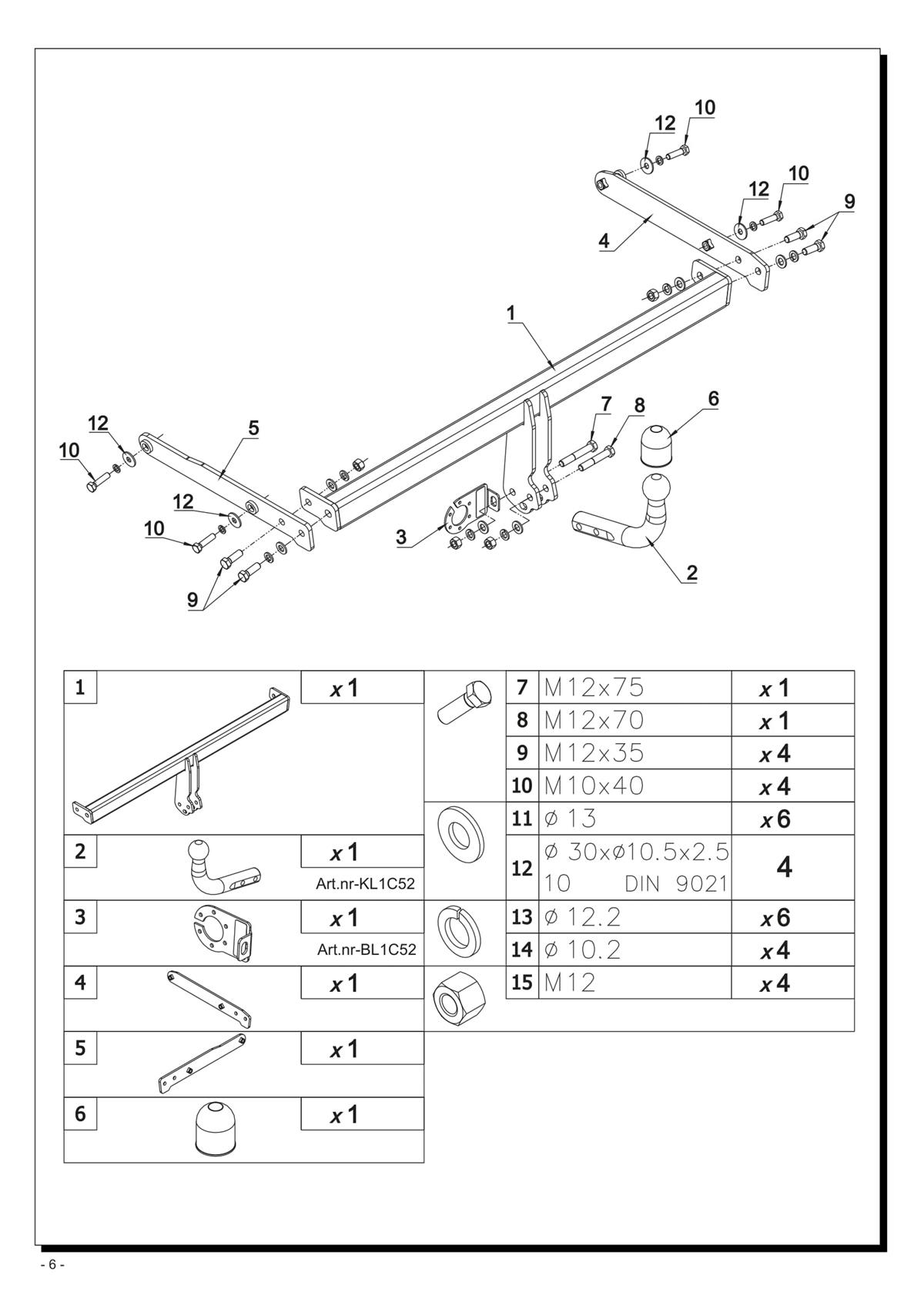 Ford Fiesta  Çeki Demiri 