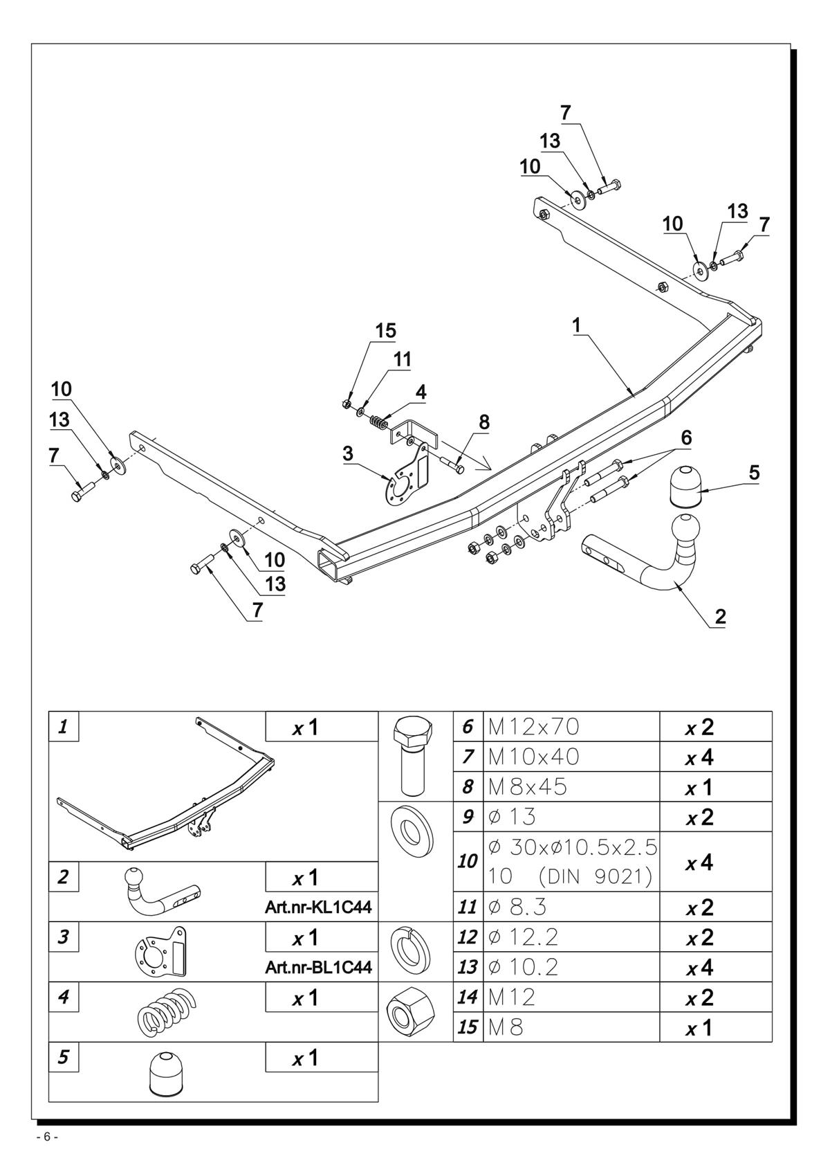 Ford Focus  Çeki Demiri 