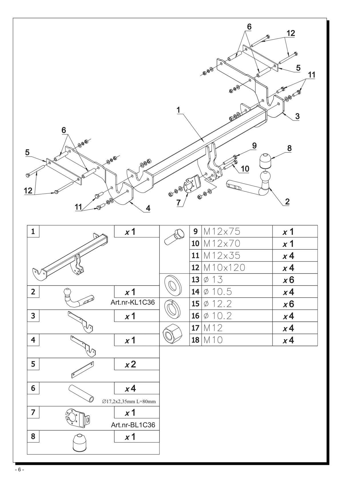 Ford Mondeo Çeki Demiri 