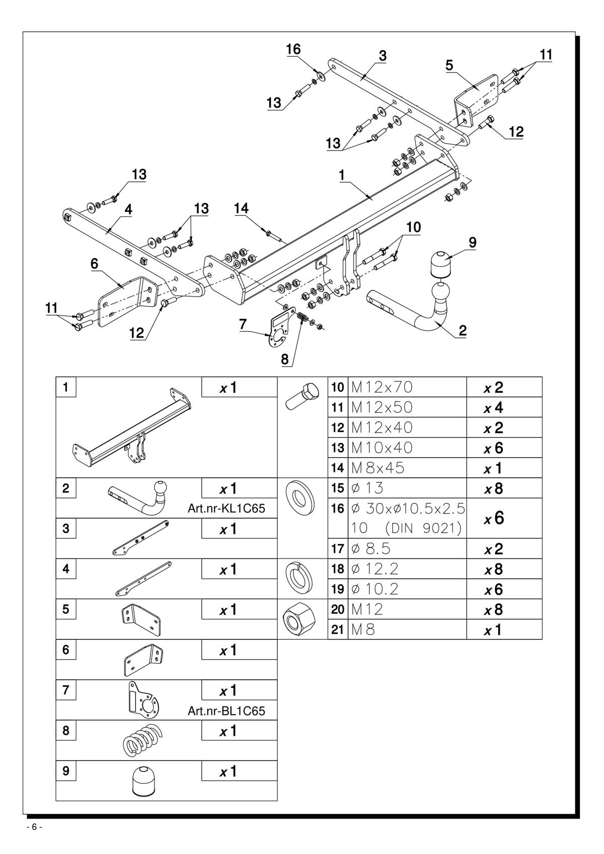 Ford Mondeo Çeki Demiri 