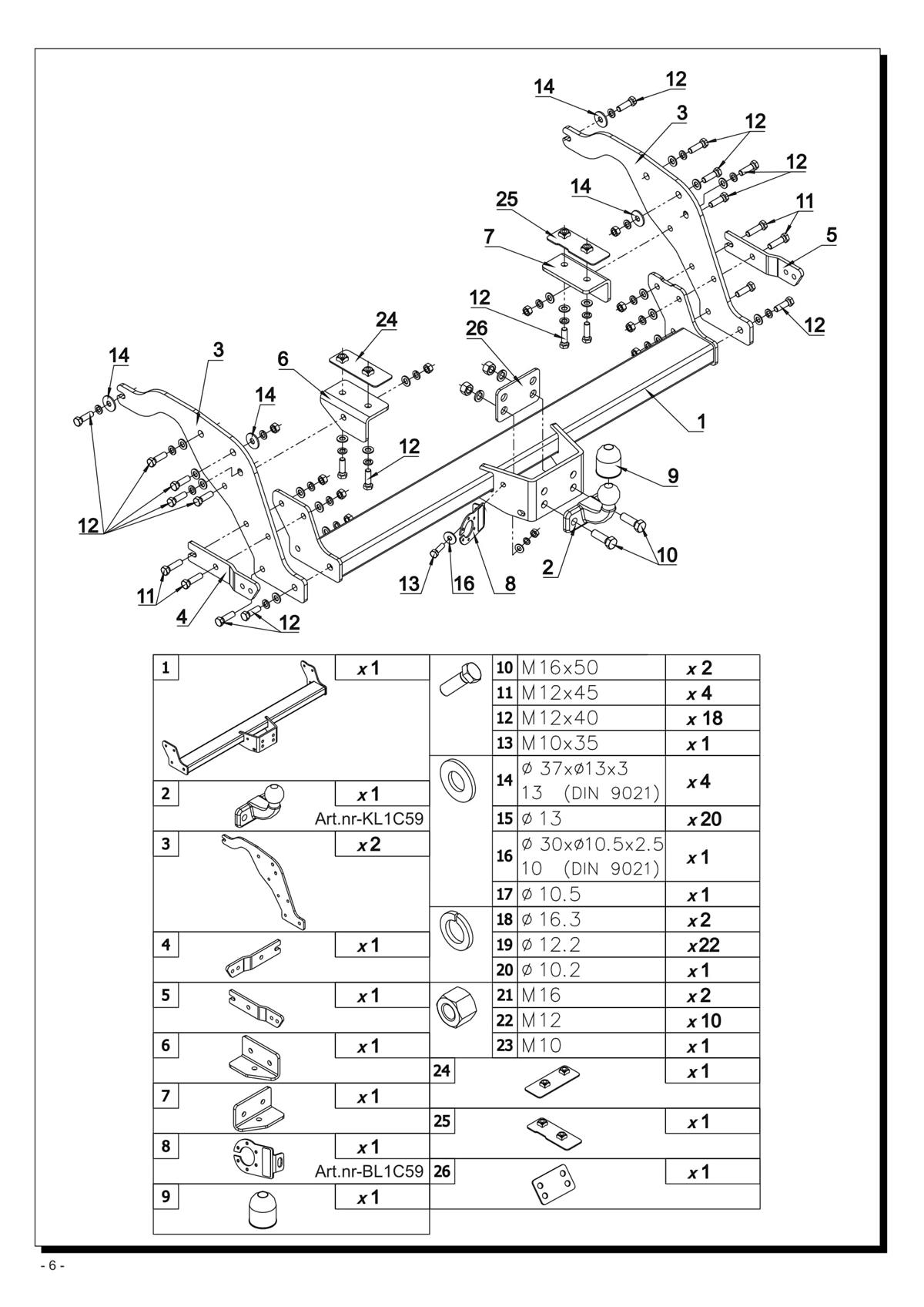 Ford Ranger  Çeki Demiri 