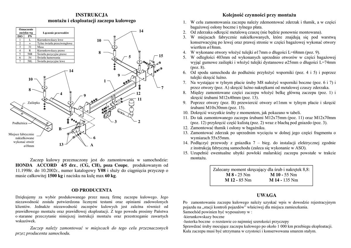 Honda Accord Çekidemiri