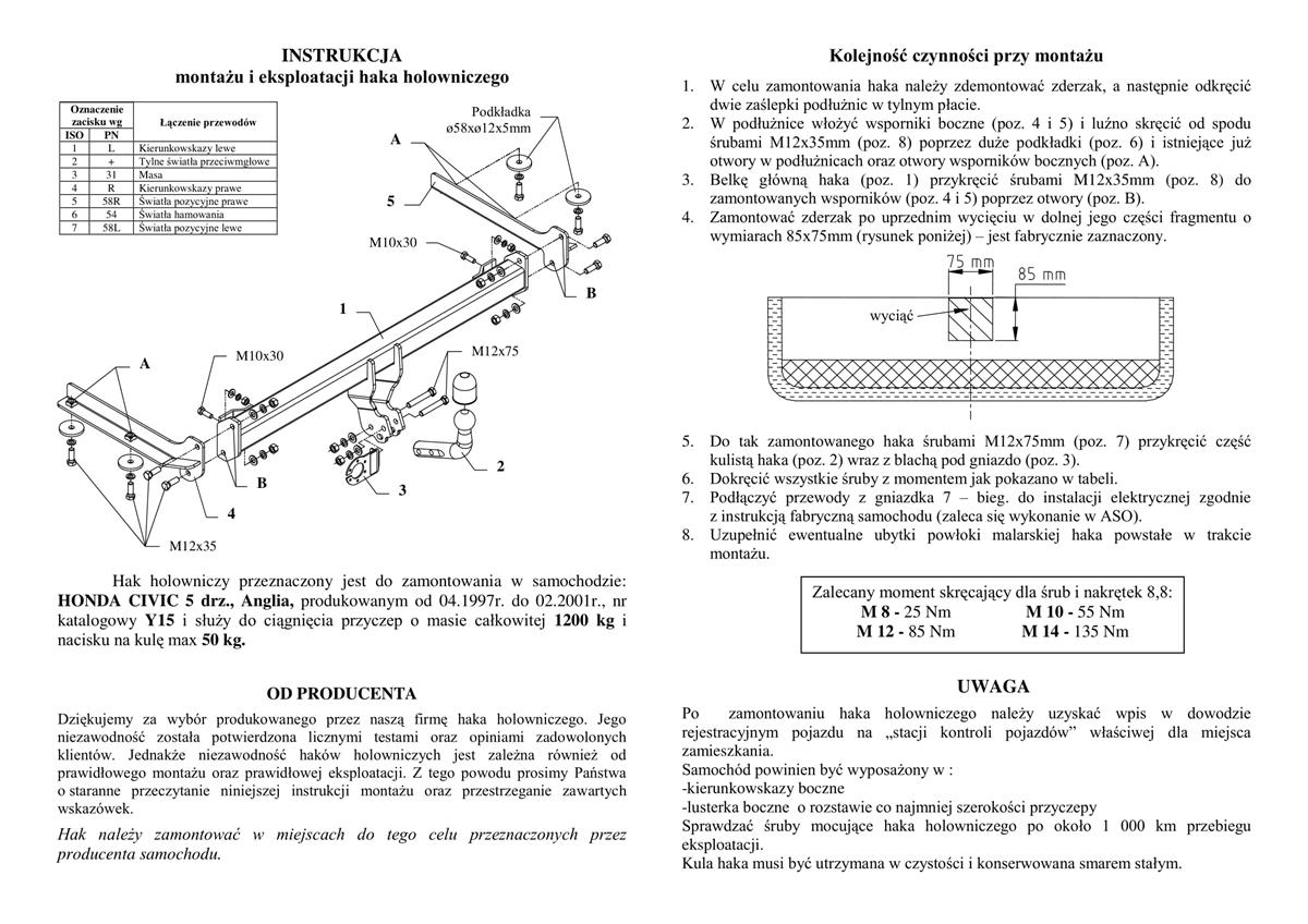 Honda Cıvıc Çekidemiri