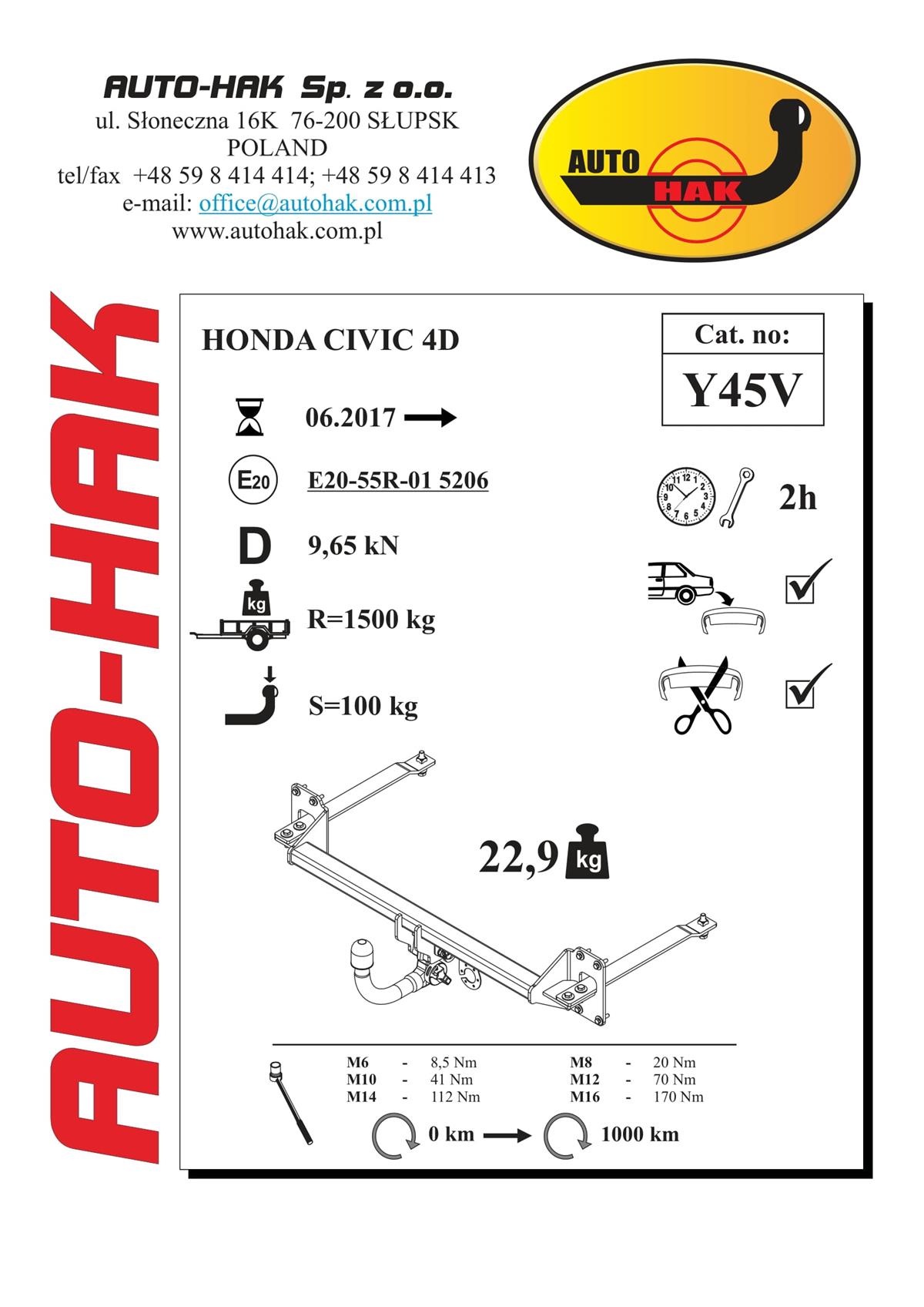 Honda Cıvıc Çekidemiri
