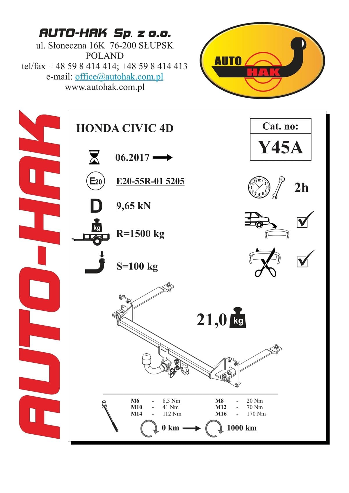 Honda Cıvıc Çekidemiri