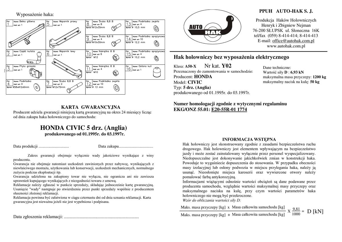 Honda Cıvıc   Çekidemiri