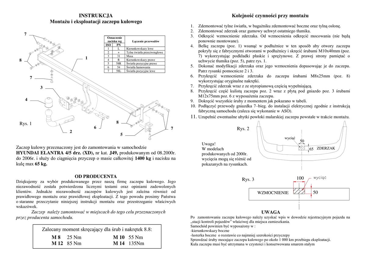 Hyundai Elantra  Çeki Demiri