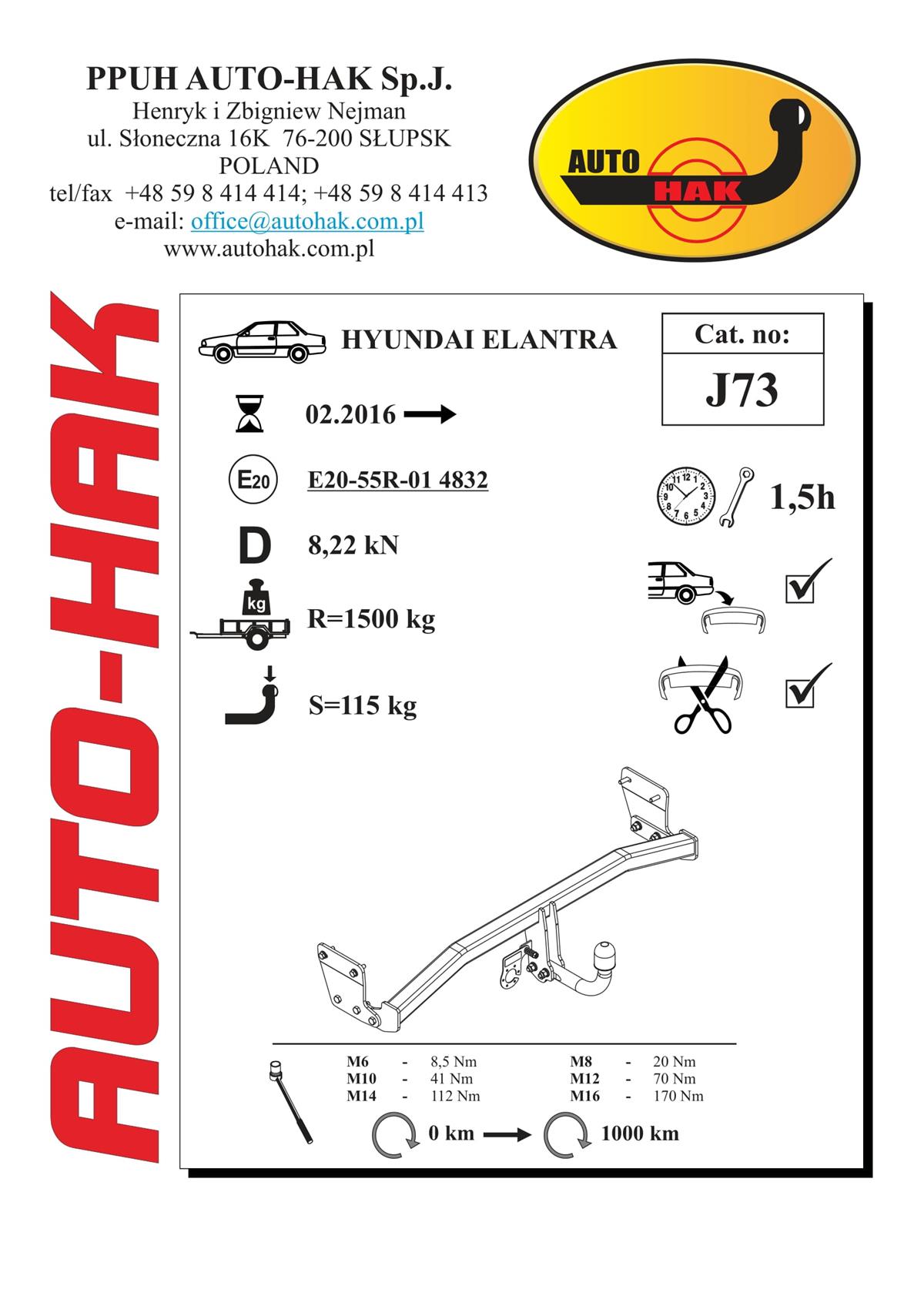 Hyundai Elantra  Çeki Demiri