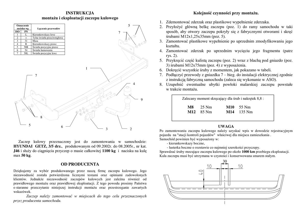 Hyundai Getz Çeki Demiri