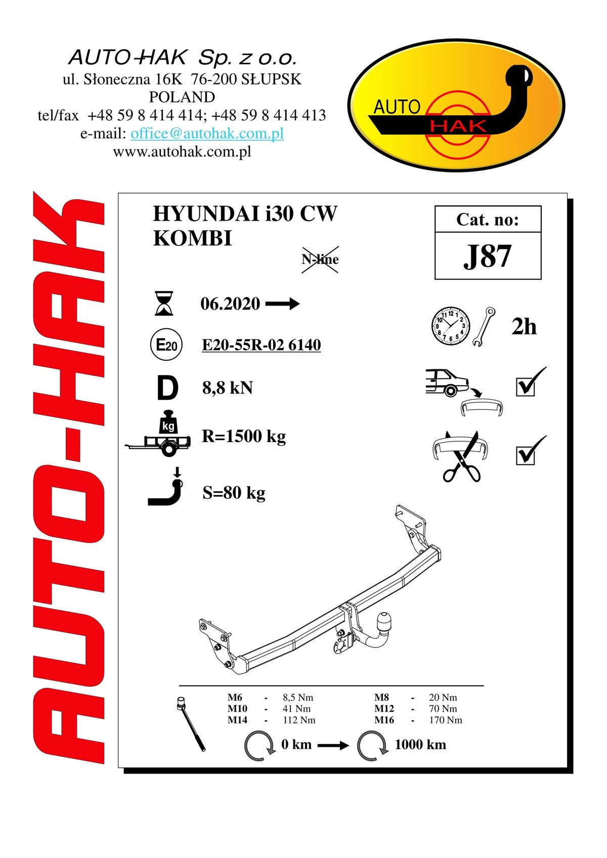 Hyundai İ30 Çeki Demiri