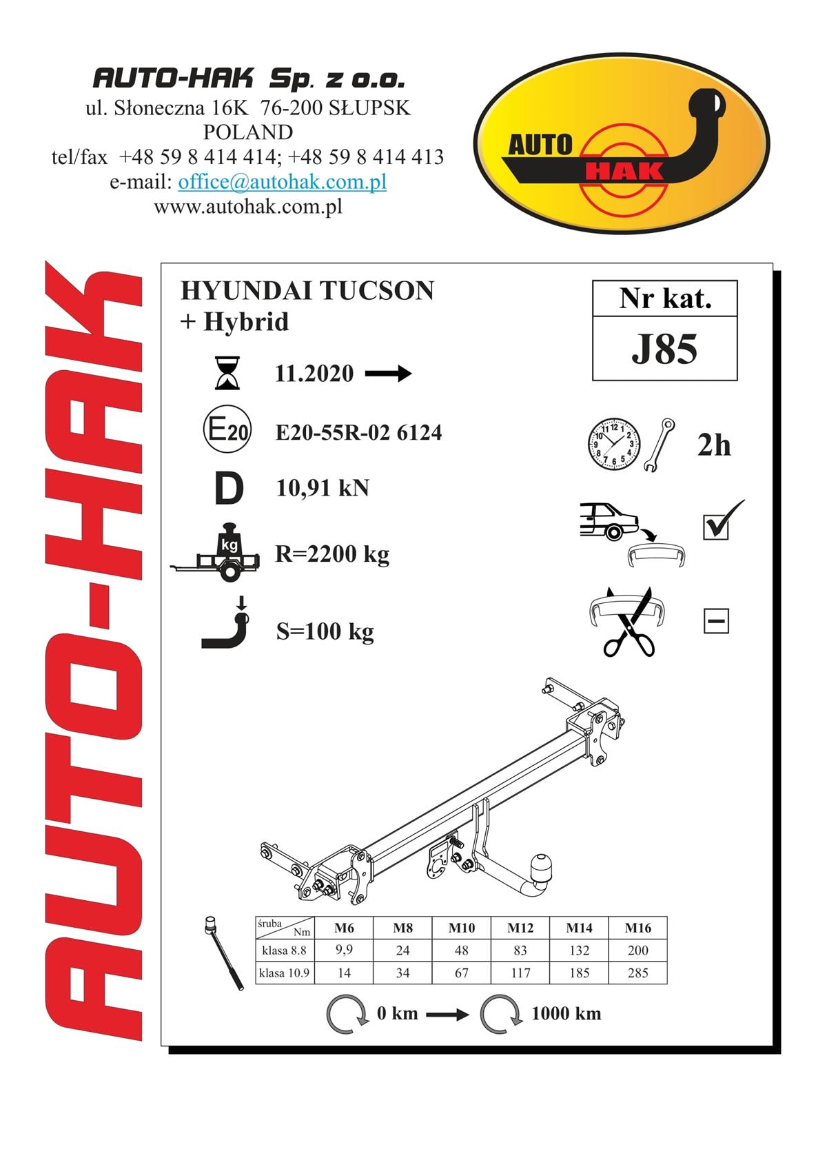 Hyundai Tucson  Çeki Demiri