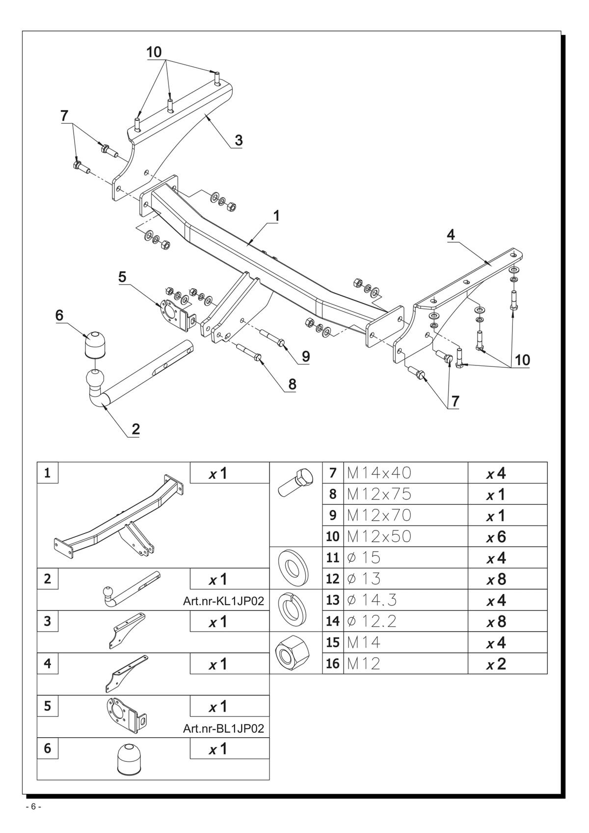 Jeep Cherokee  Kj Çeki Demiri