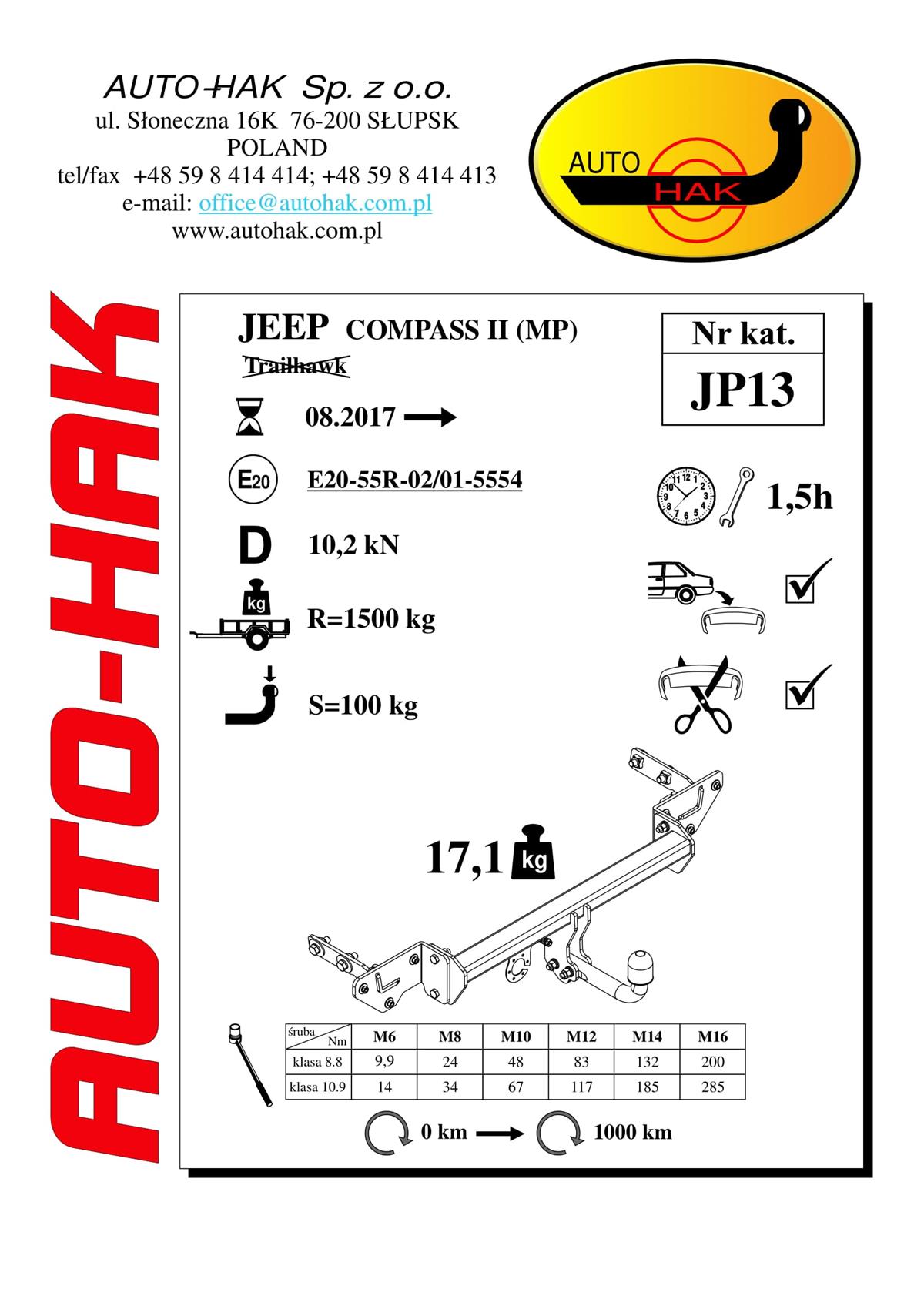 Jeep Compass Çeki Demiri