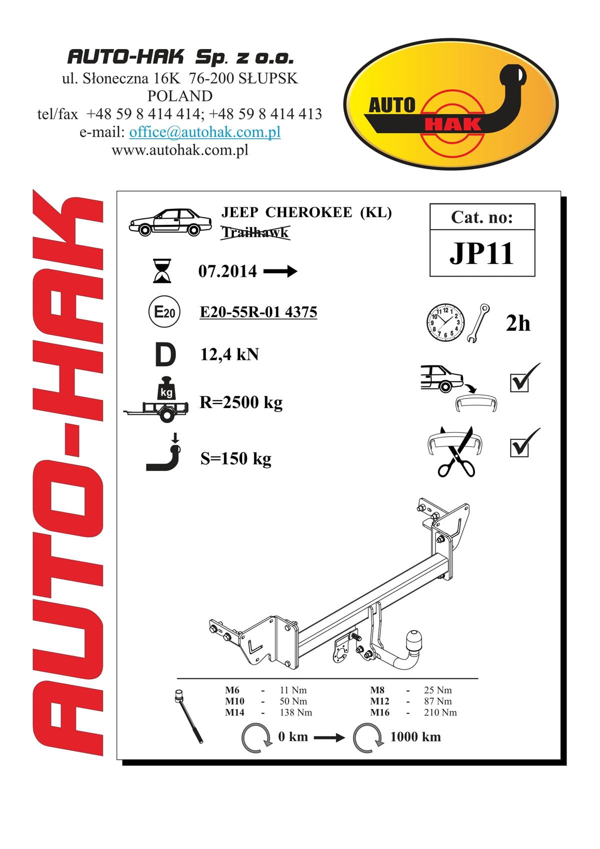 Jeep Kherokee  Çeki Demiri