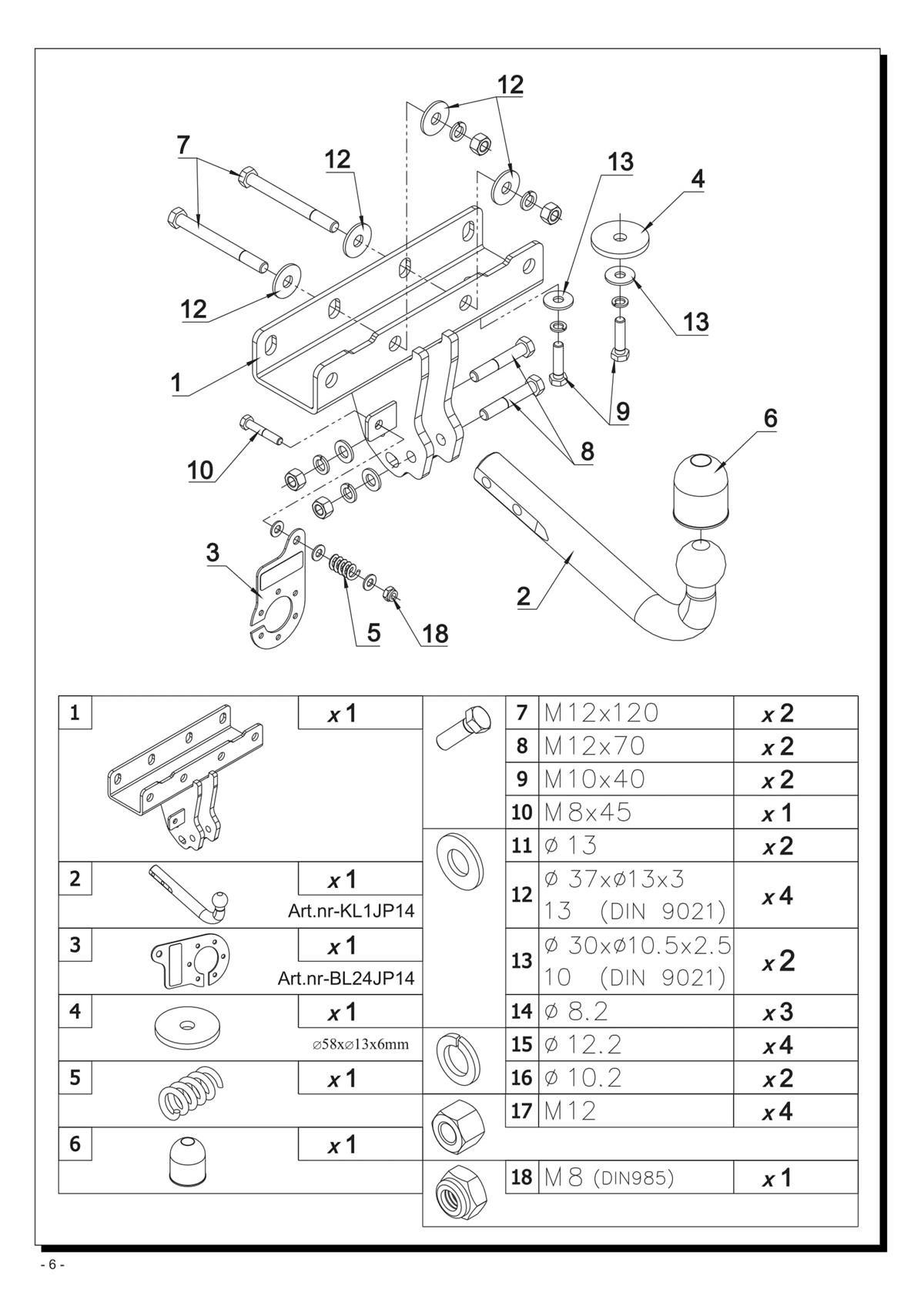 Jeep Wrangler  Çeki Demiri