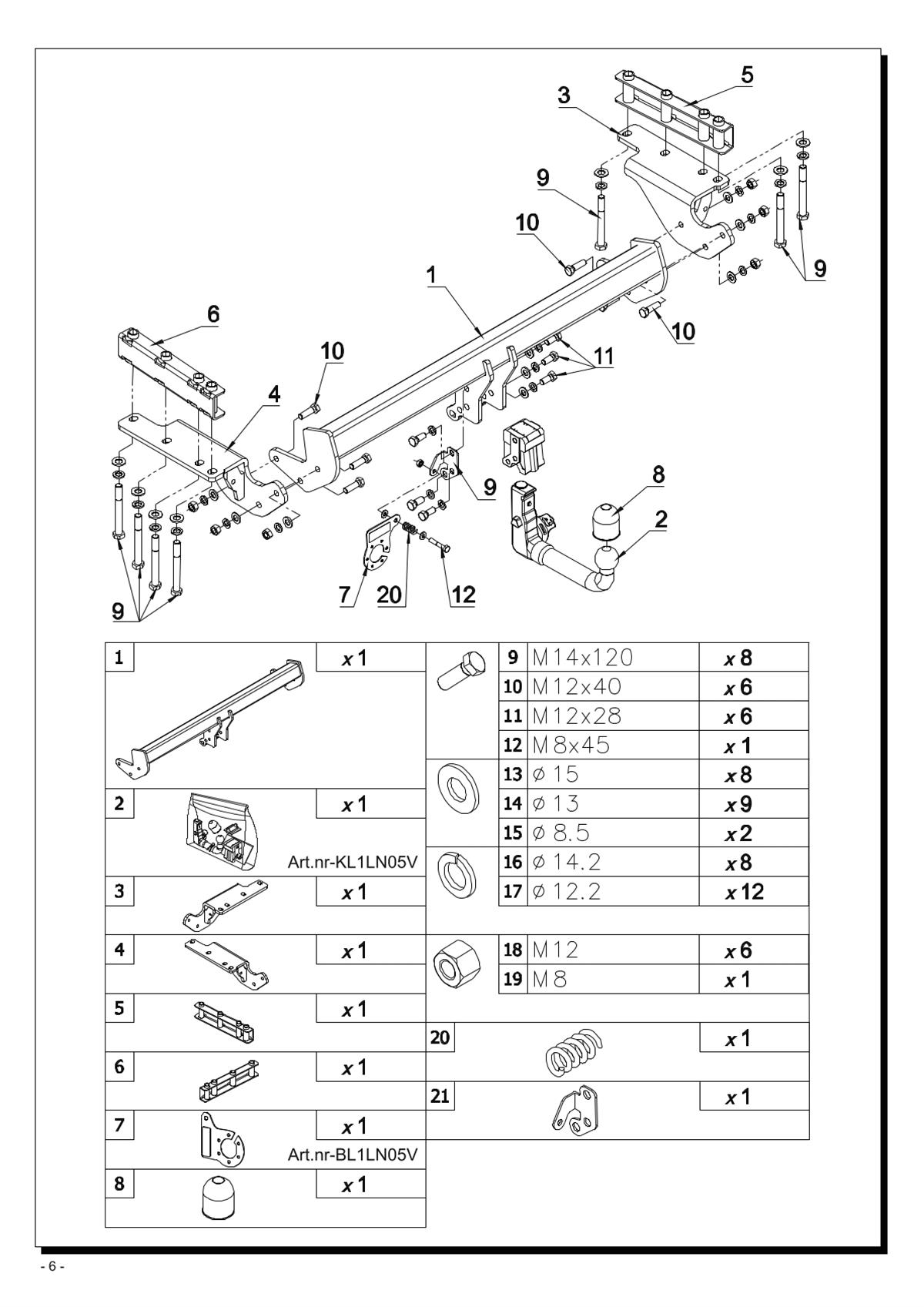 Land Rover Freelander Çeki Demiri