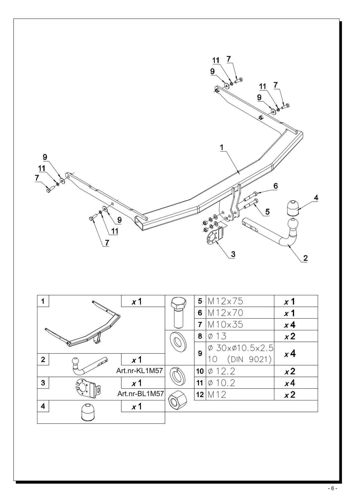 Mazda 3 Çeki Demiri