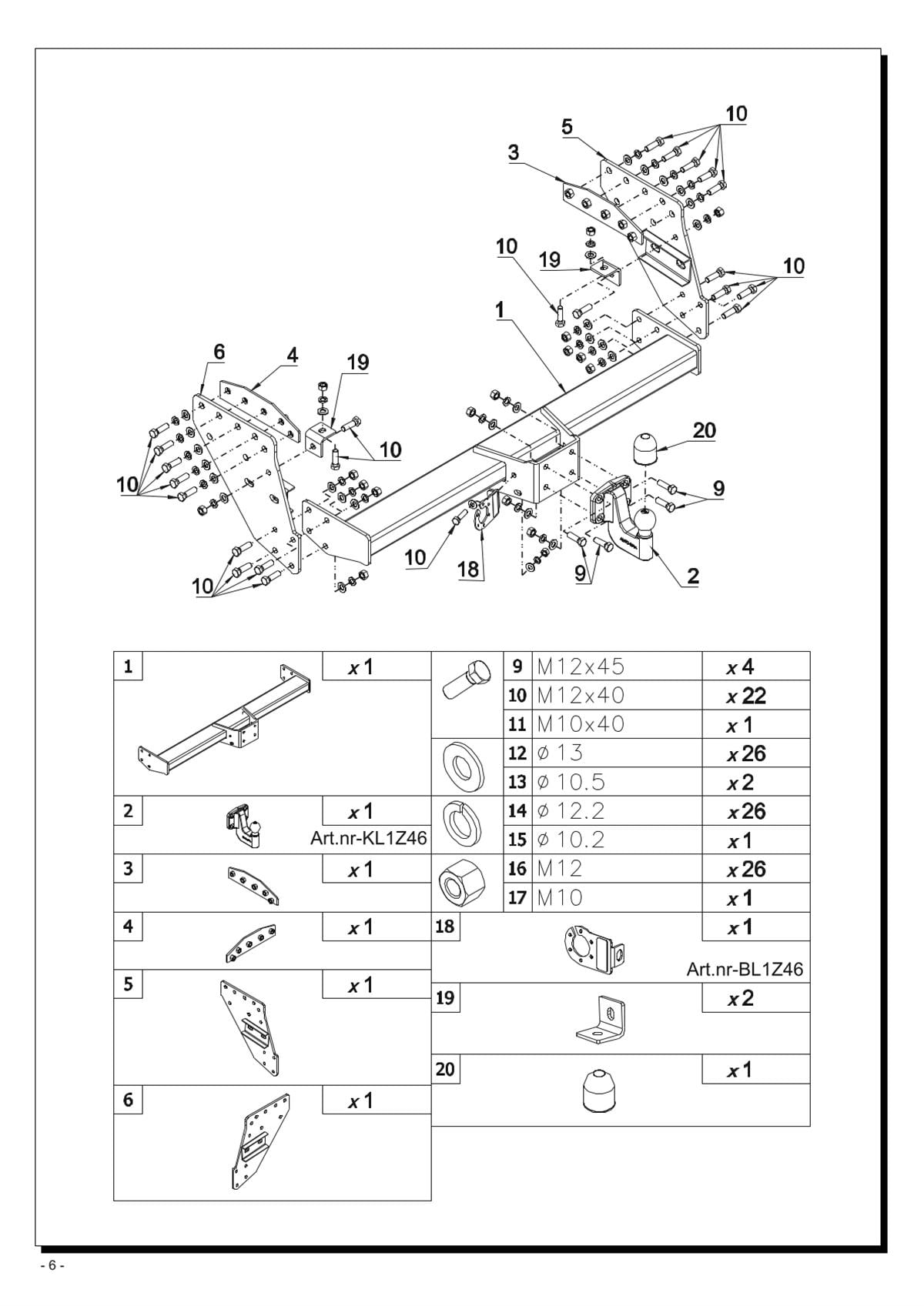 Mıtsubıshı L200 Çeki Demiri
