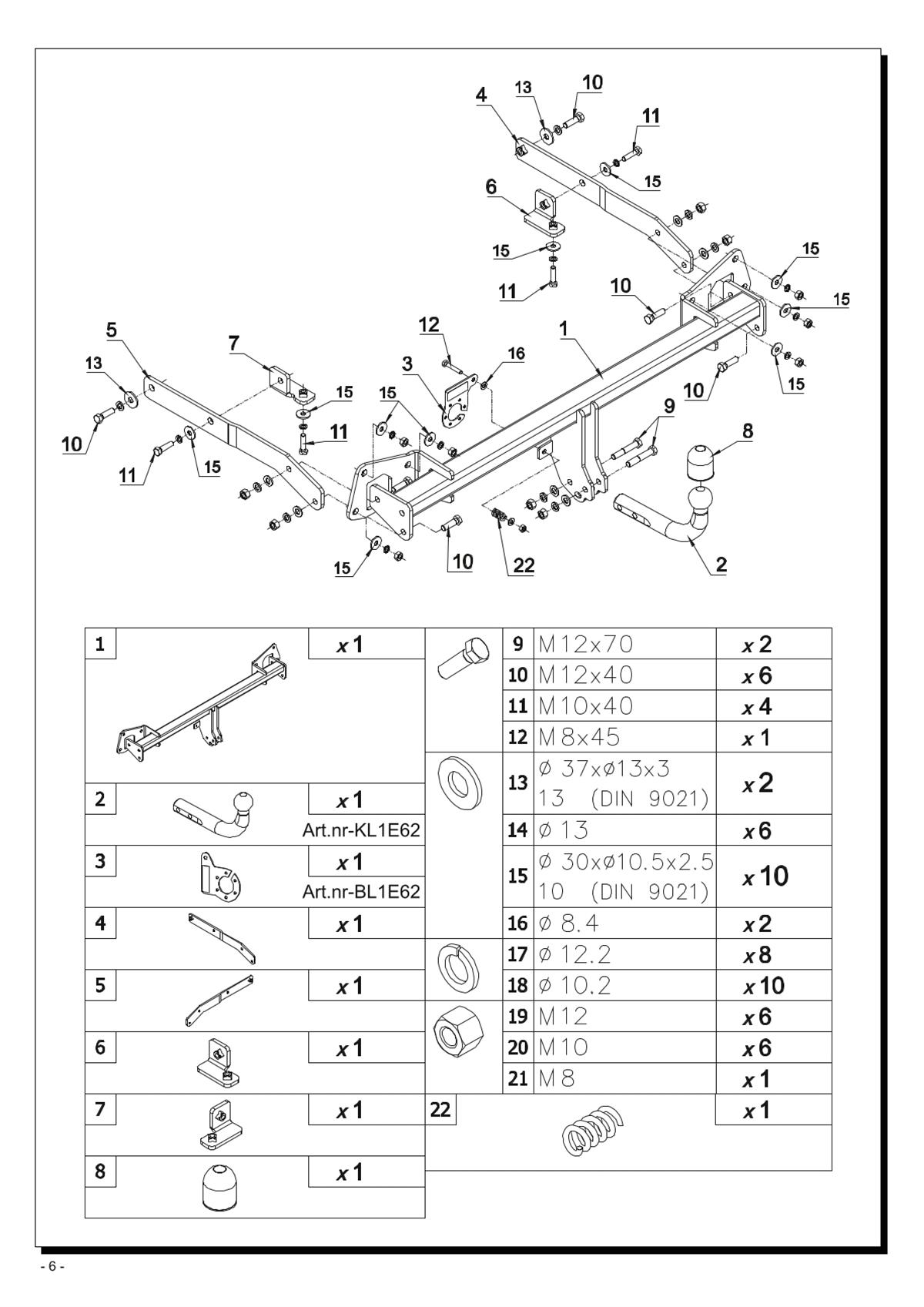 Opel Astra Çeki Demiri