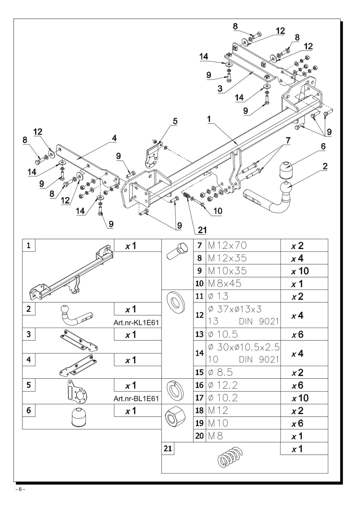 Opel Astra Çeki Demiri