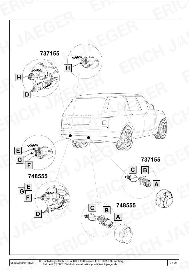 RANGE ROVER ARACA ÖZEL ORJİNAL ELEKTRİK MODÜLÜ