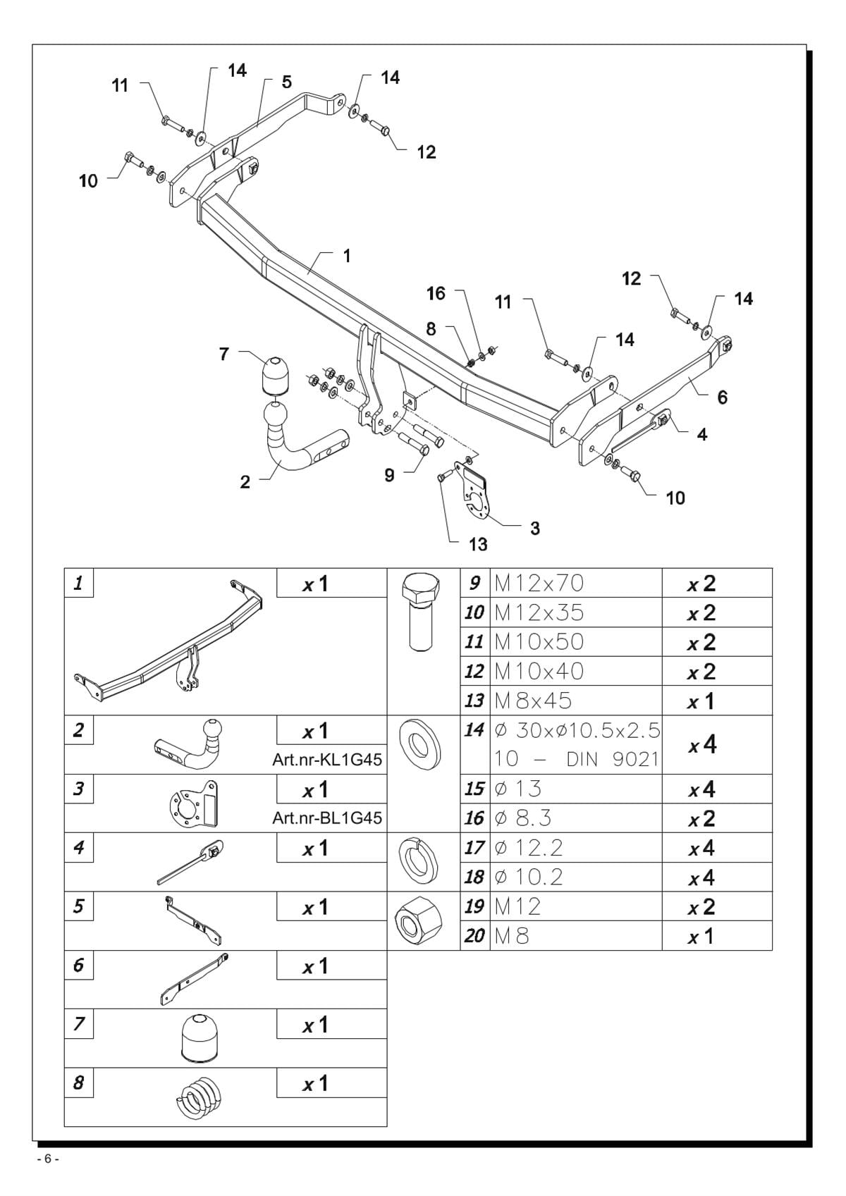 Renault Scenıc Çeki Demiri
