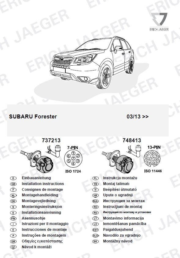 SUBARU FORESTER ARACA ÖZEL ORJİNAL ELEKTRİK MODÜLÜ