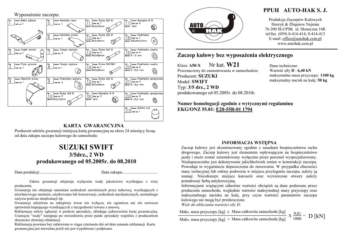 Suzuki Swıft Çeki Demiri