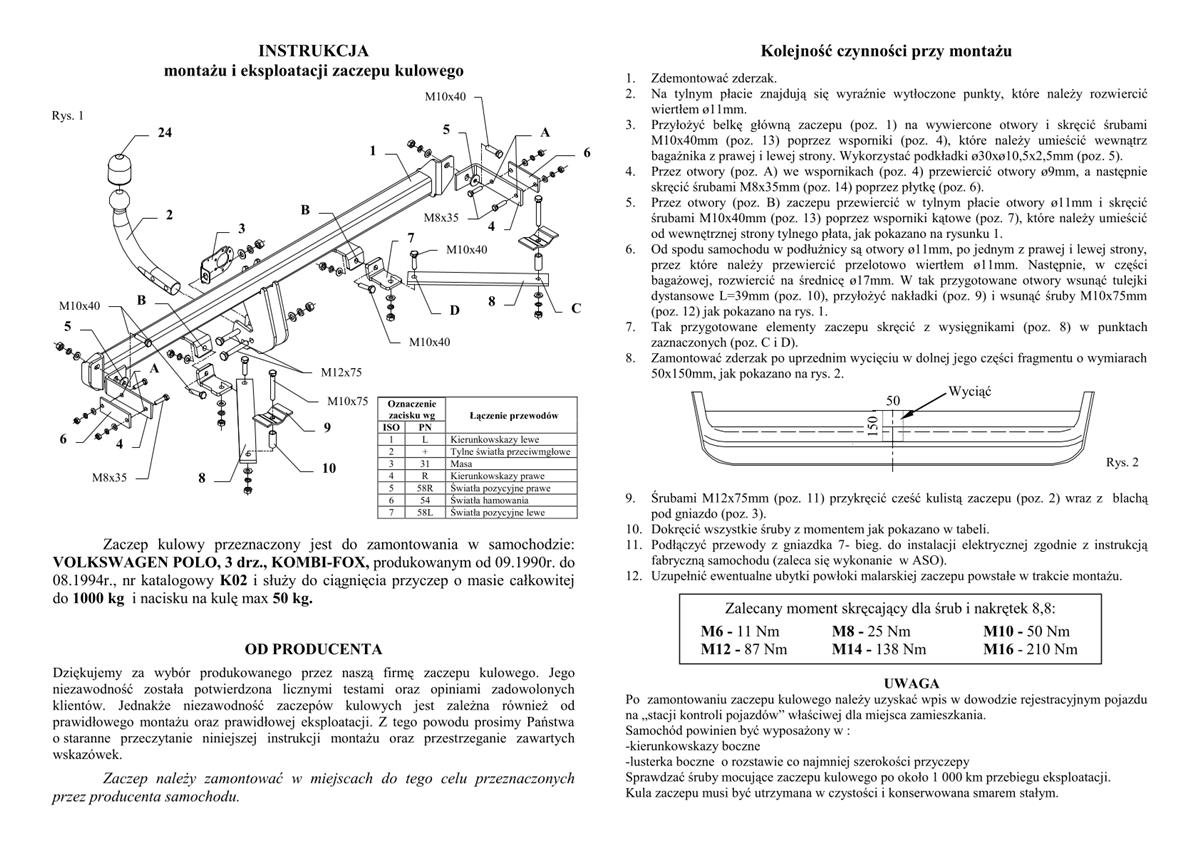 Volkswagen Polo Çeki Demiri