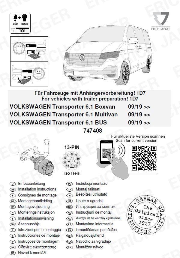 VOLKSWAGEN TRANSPORTER 6.1 BOXVAN ARACA ÖZEL ORJİNAL ELEKTRİK MODÜLÜ 