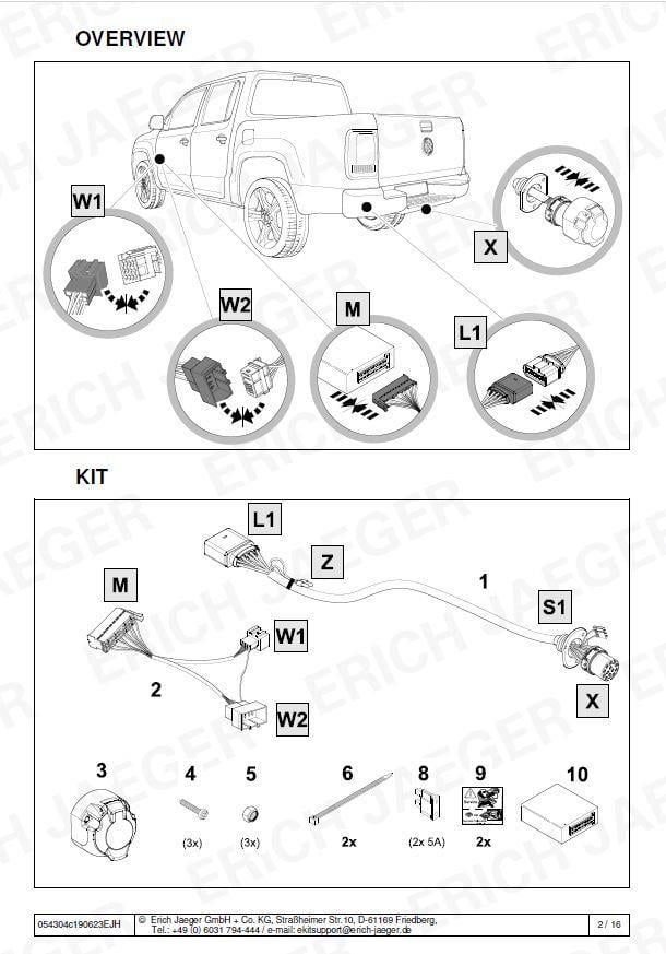 VW AMAROK DOUBLE CAB M.V. ARACA ÖZEL ORJİNAL ELEKTRİK MODÜLÜ 