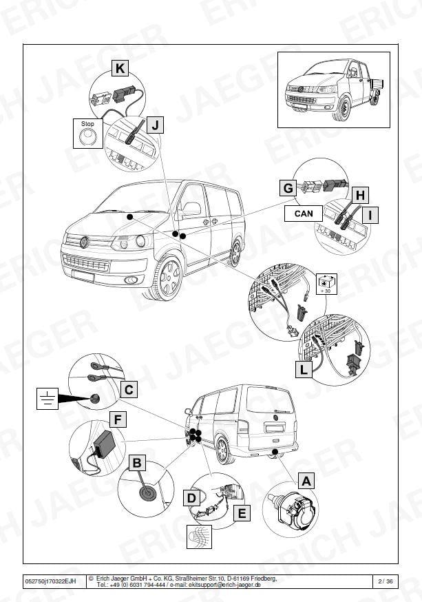 VW T5  ARACA ÖZEL ORJİNAL ELEKTRİK MODÜLÜ