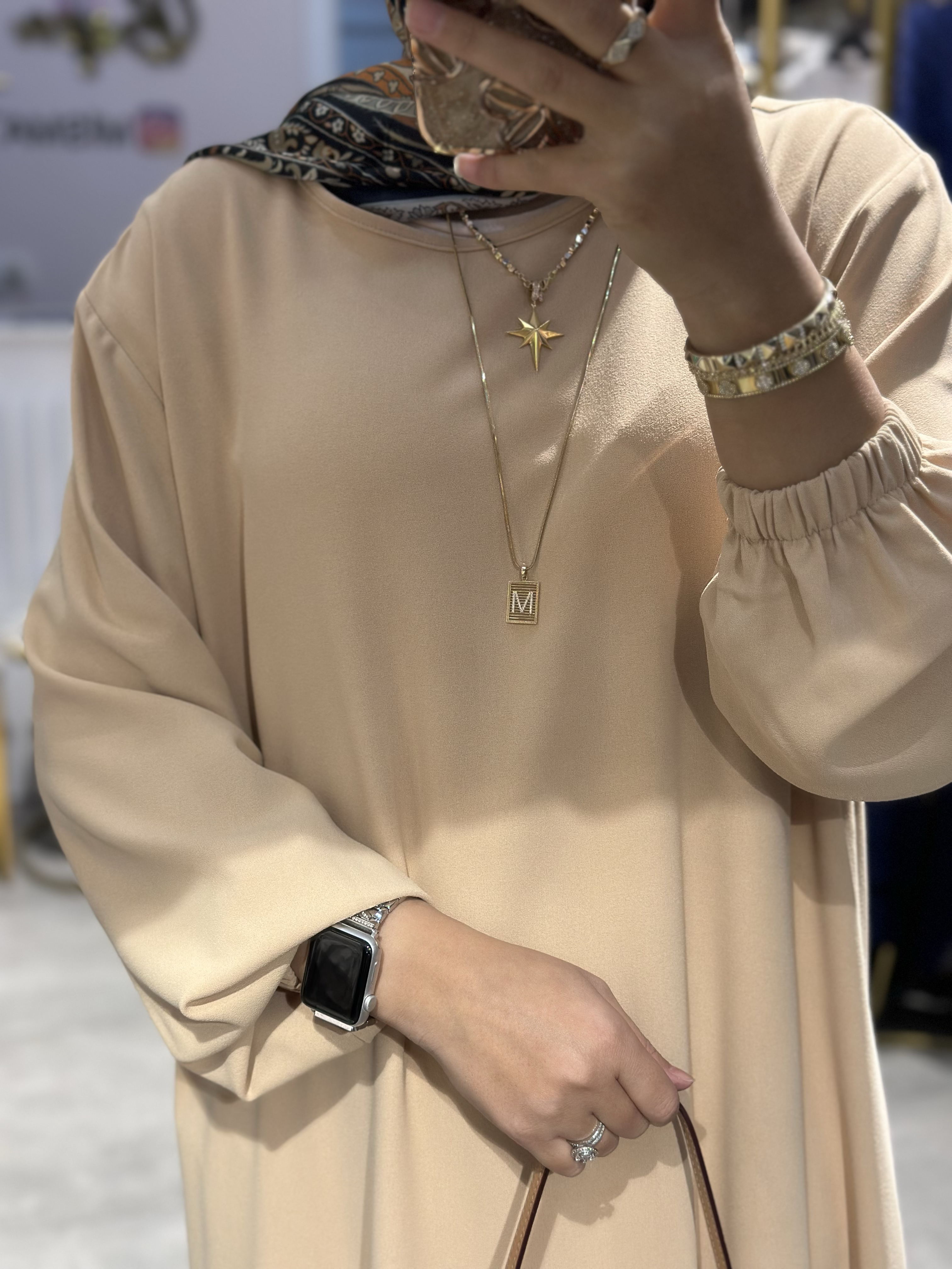 KREP ELBİSE CAMEL