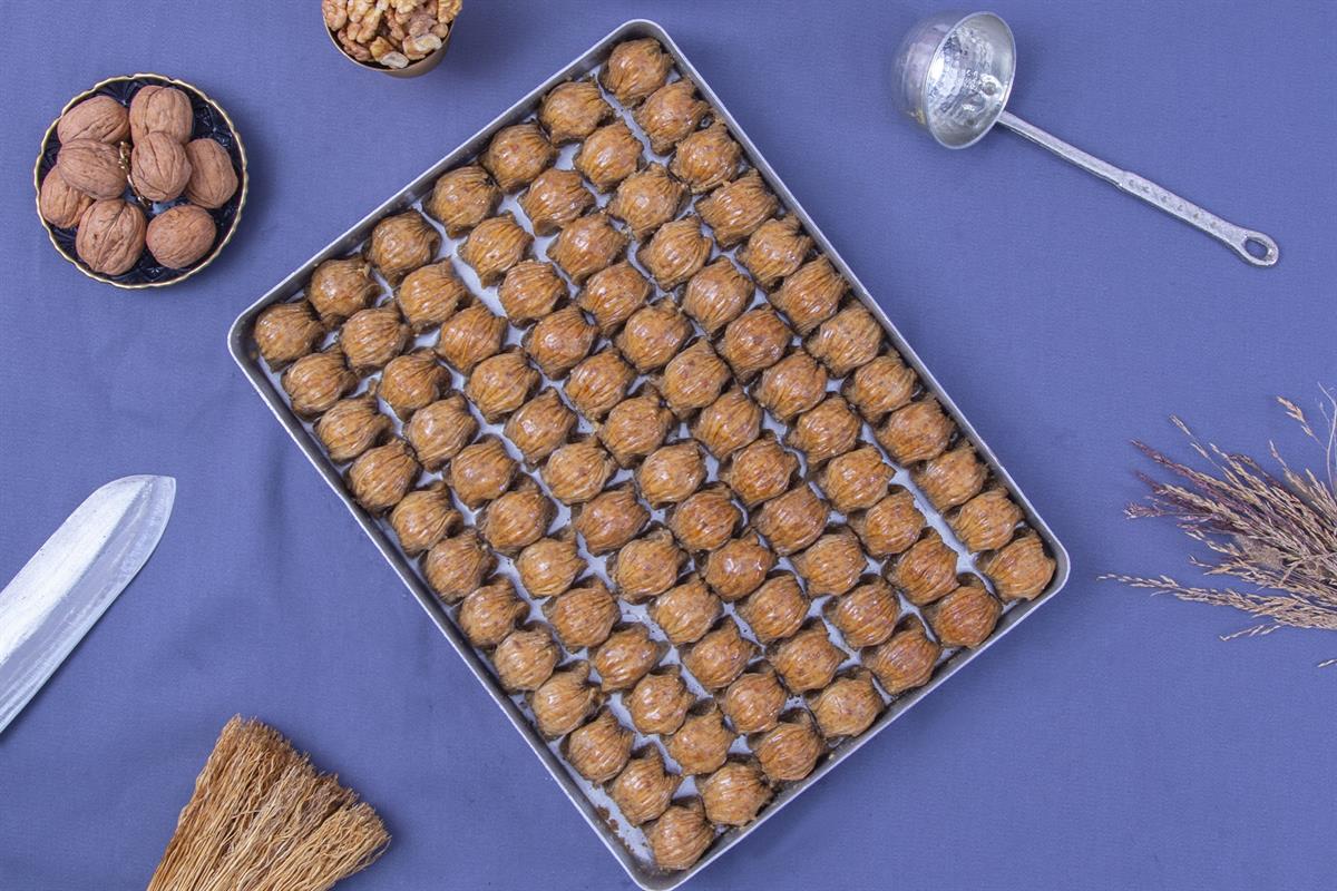 CEVİZLİ KOZA BAKLAVA TEPSİ